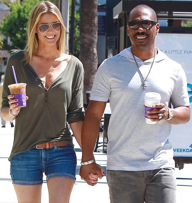 Eddie Murphy and Paige Butcher : Two Happy Love Birds