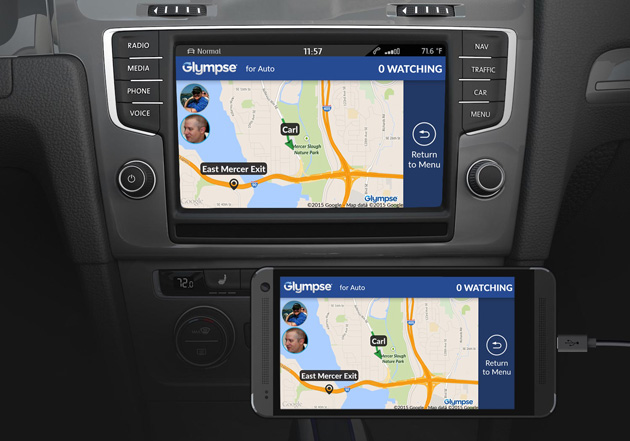 Glympse for Auto – Andriod App to Send Your Car Location Without Distraction
