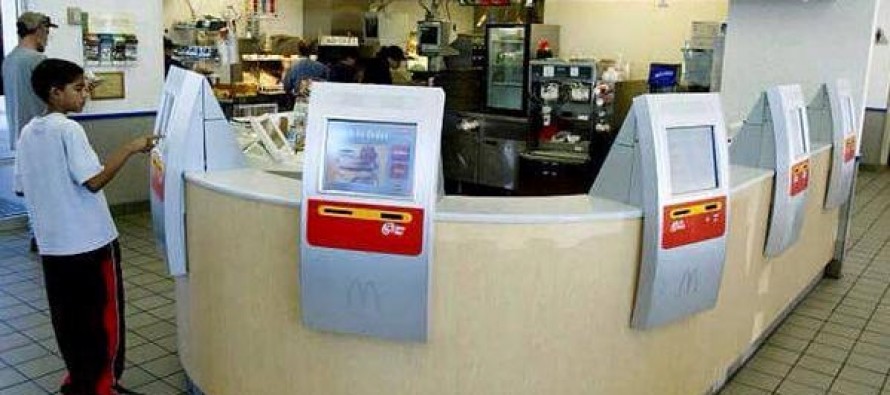 McDonald to Replace Workers with Self-service Kiosks