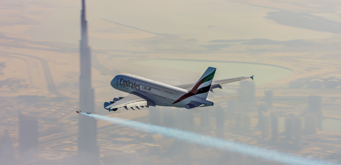 Amazing Video of Jet Packs Flying Alongside Airbus 380 Goes Viral