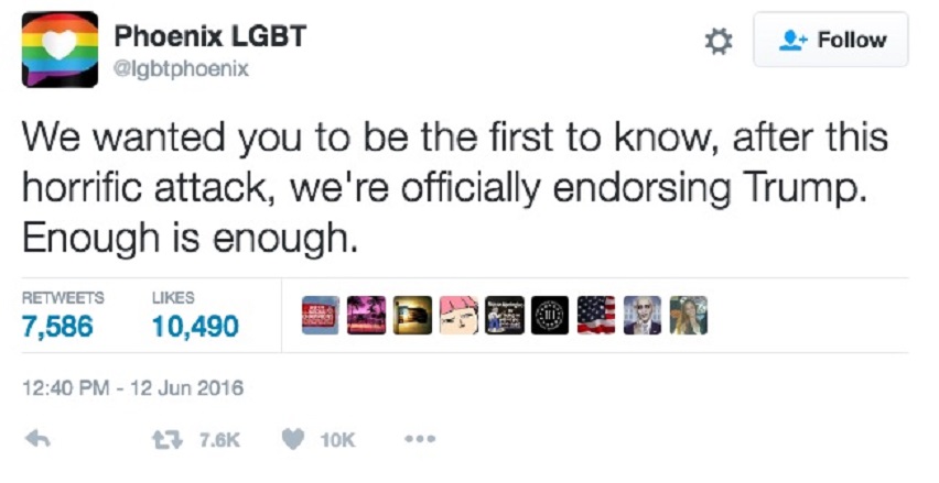 An LGBT Group Supposedly Endorsed Donald Trump on Orlando Incident