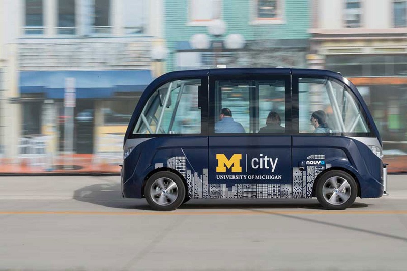 University of Michigan has Started “Mcity” Self-driving Shuttles