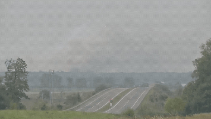 Heavy Explosion at Ukrainian Ammunition Depot Caused Evacuation of Thousands