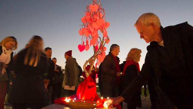 Candlelight Observance in Laguna at World AIDS Day on 1st December