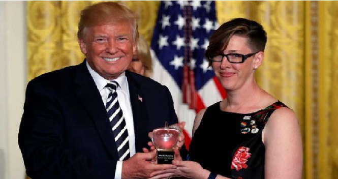 Teacher of the Year Ceremony and a Silent Message to Trump