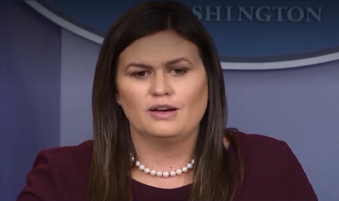 Sarah Sanders about secret tape