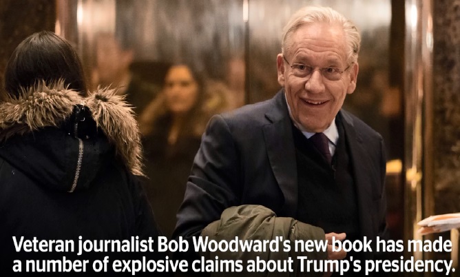 Trump rages over Bob Woodward