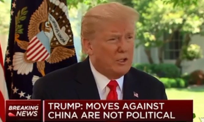 New Trade Tariffs imposed by the U.S on Chinese Products