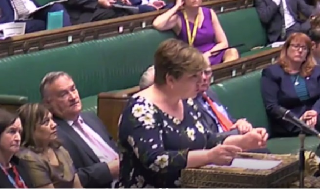 Emily Thornberry criticized Donald Trump