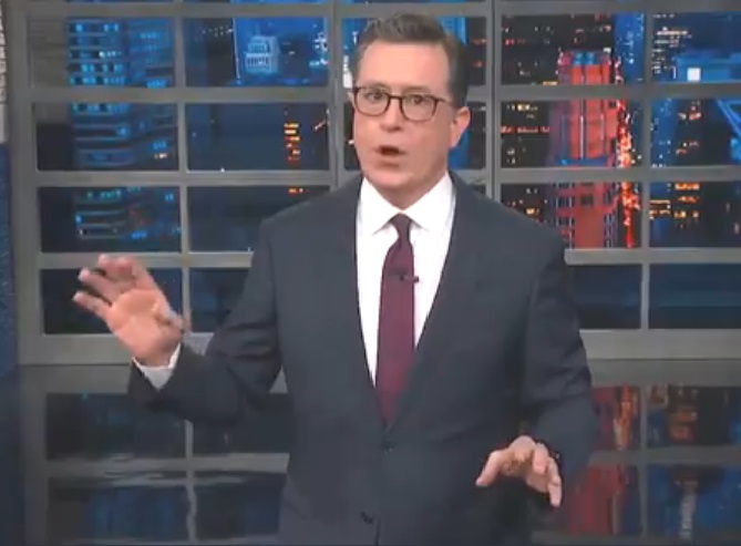 Trump was criticized by Stephen Colbert over HealthCare Plans