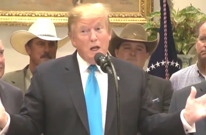 Trump announced a major aid package for U.S farmers