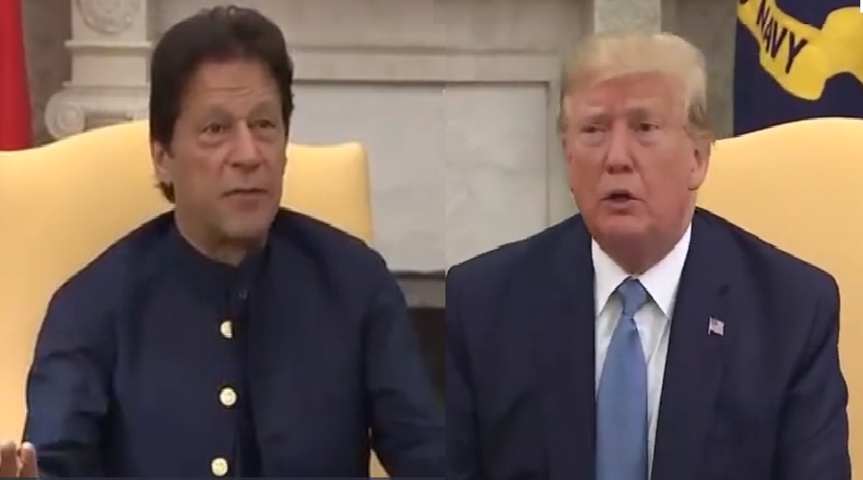 U.S President Trump accepted Request from Pakistan Prime Minister to resolve Kashmir Dispute