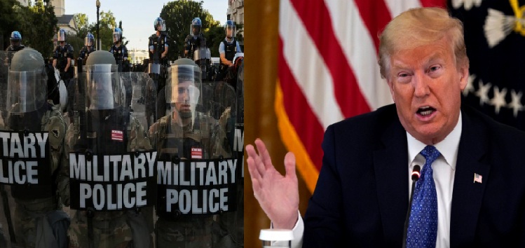 National Guard called Washington DC operation with Pepper Balls and Tear Gas: Trump