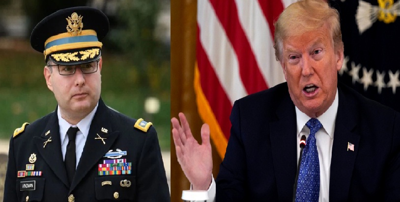 President Trump to retire Lieutenant Colonel Alexander Vindman