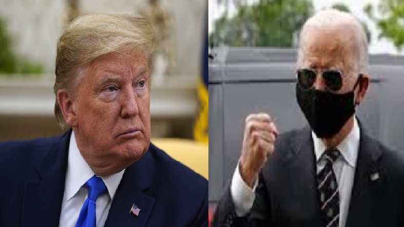 Trump was criticized by Joe Biden over White Power video clip