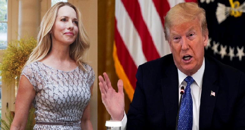 President Donald Trump has criticized Laurene Powell Jobs and The Atlantic