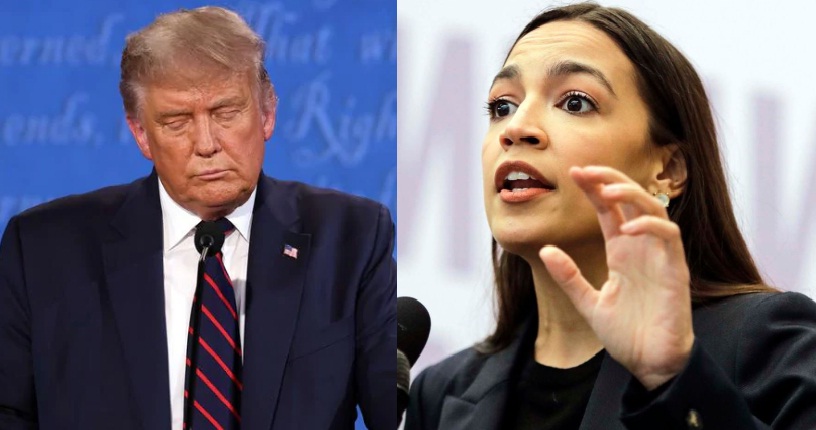 President Trump’s first debate is criticized by Alexandria Ocasio-Cortez