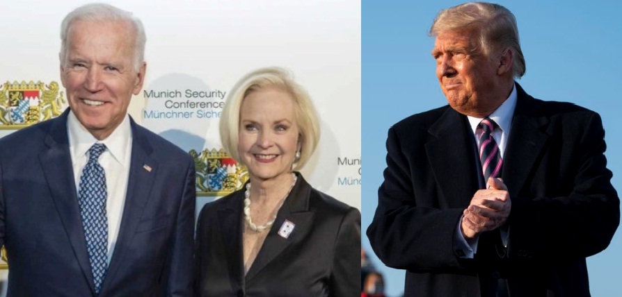 President Trump criticized Cindy McCain over her support for Joe Biden