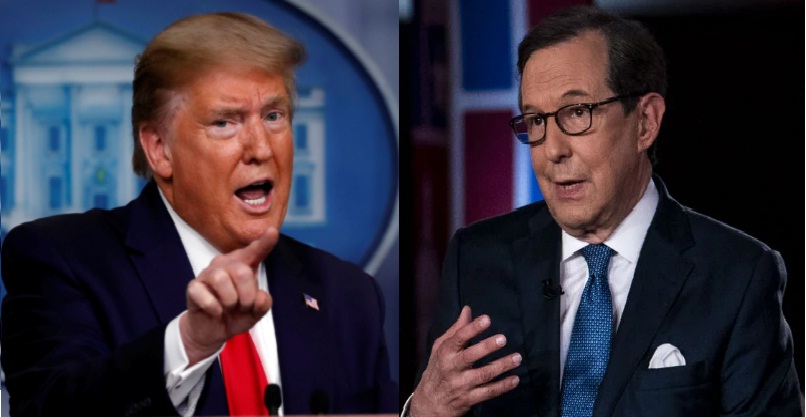 President Trump criticized Fox News host Chris Wallace by calling Nasty & Obnoxious