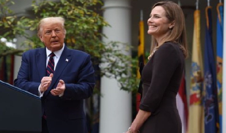 President Trump has confirmed the appointment of Judge Amy Coney Barrett