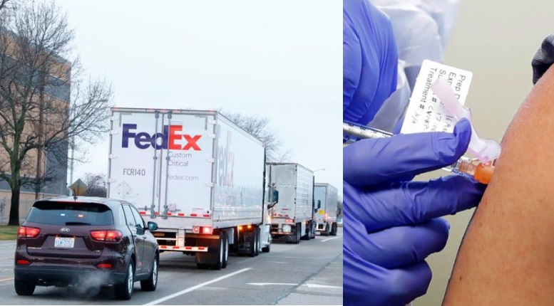 First shipment of Pfizer’s COVID-19 Vaccine arrived for distribution in the United States