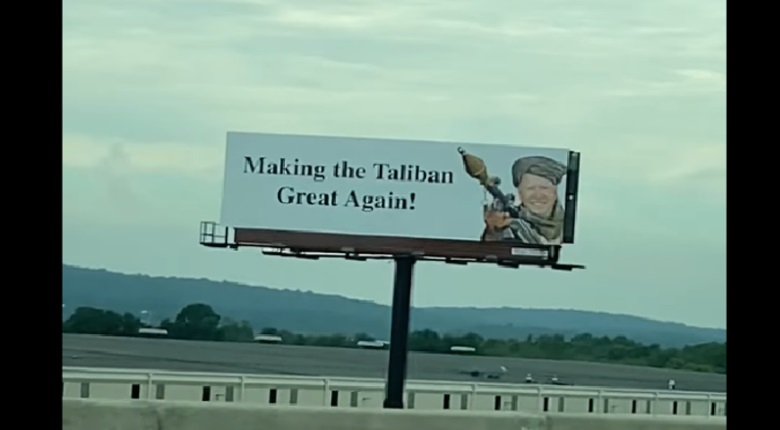 Making the Taliban Great Again message 15 billboards in Pennsylvania