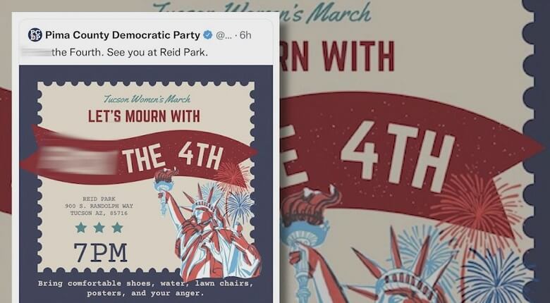 Pima County Democrats Posted & Deleted a Controversial Advertisement for July 4 Event